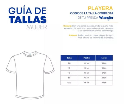 Playera Wrangler Dama 12343296001