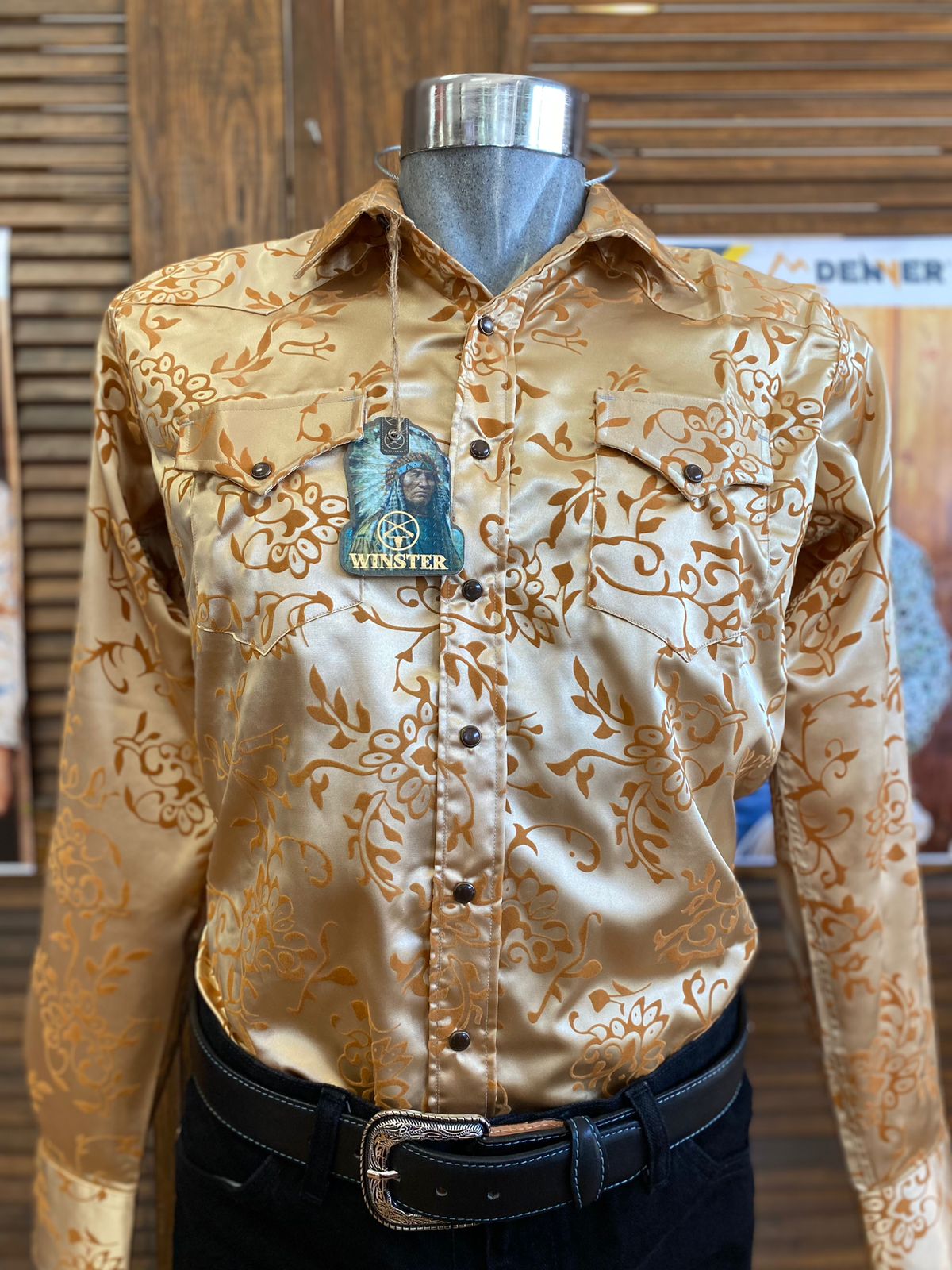 Camisa Winster Caballero Dorado