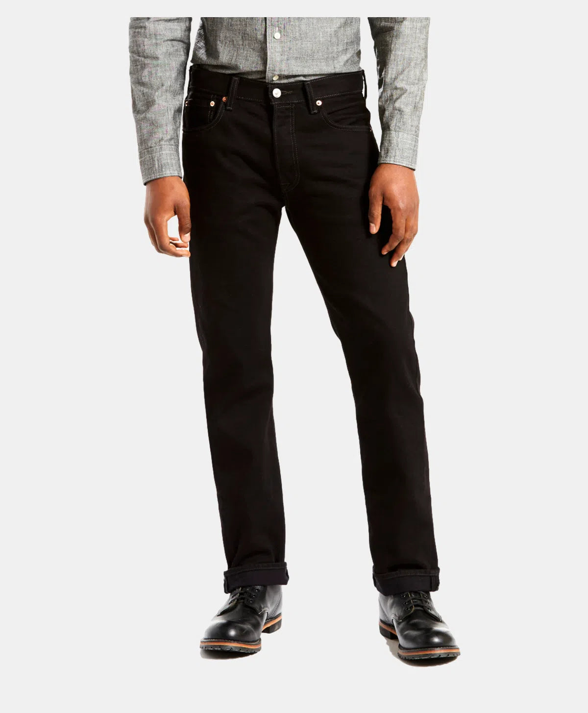 Pantalón Levi's Caballero 501 Original Fit Negro