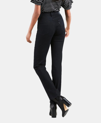 Pantalón Levis Dama 724 High Rise Straight Negro