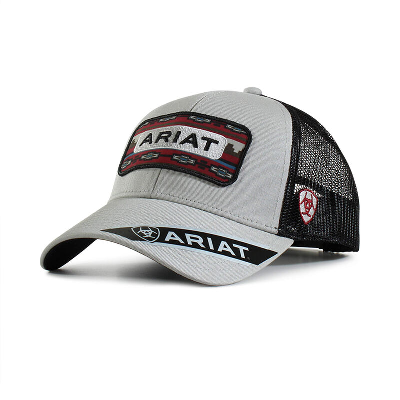 Gorra Ariat Original con Parche logo Gris/ Multi