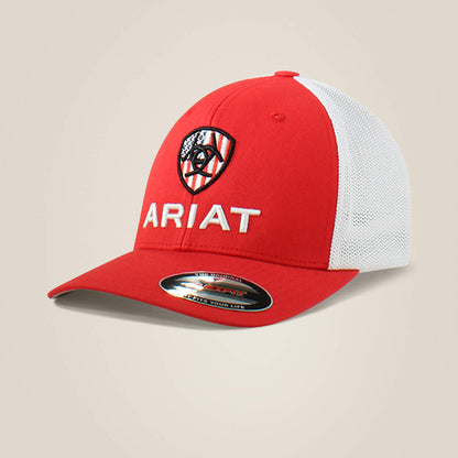 Gorra Ariat Original con logo de escudo de bandera de EE. UU.