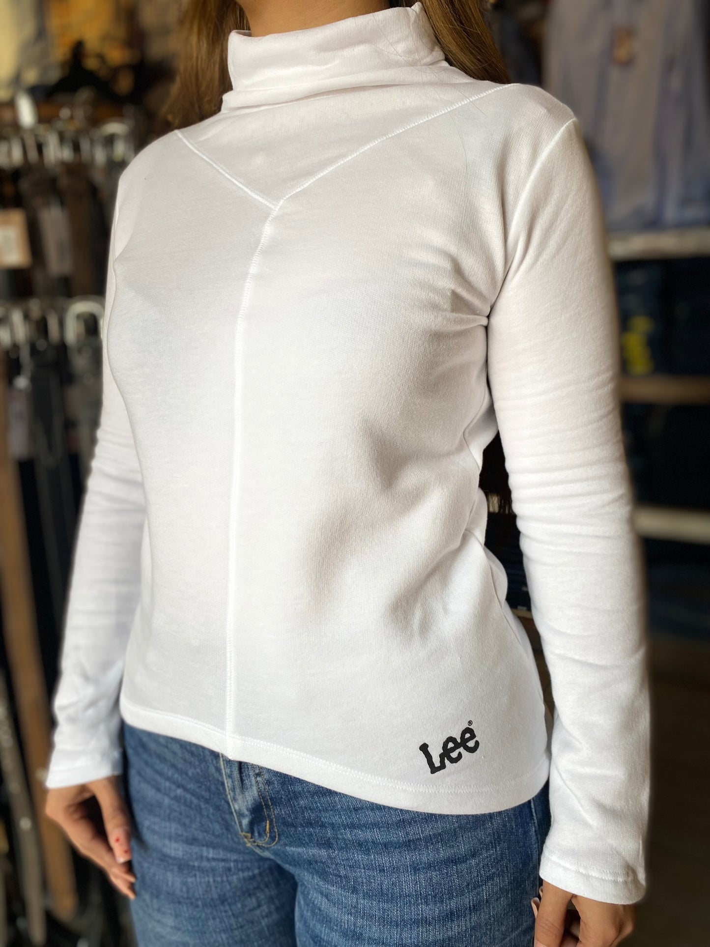 Sudadera Termica Lee Blanca