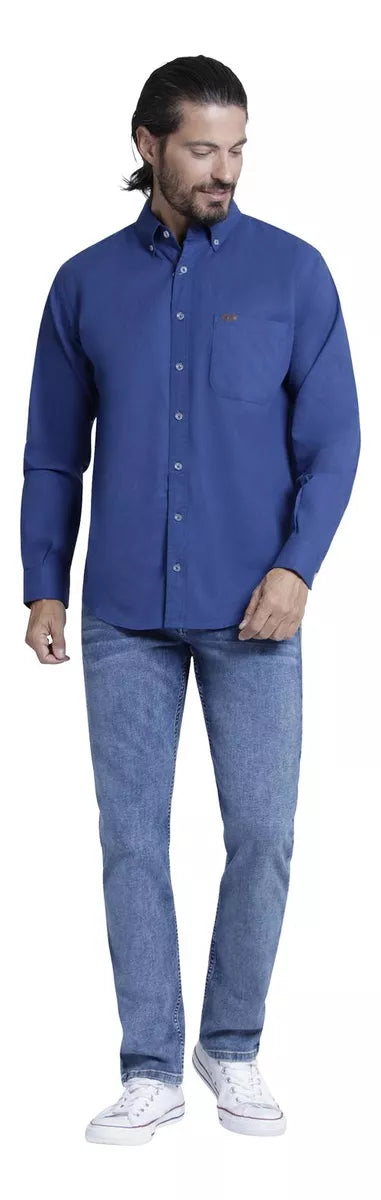 Camisa LEE Caballero Azul 112350366001