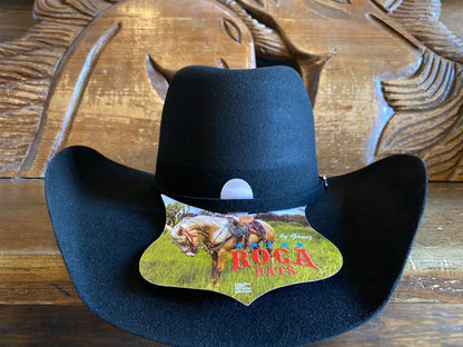 Texana Roca Hats Negra Rodeo 100X