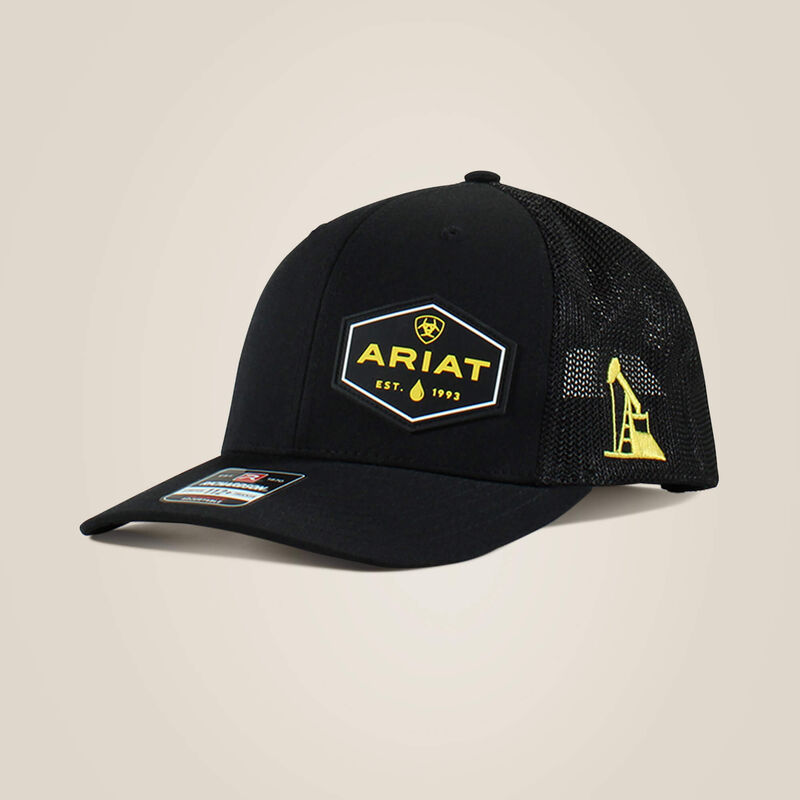 Gorra Ariat Original Tapa de plataforma parche hexagonal  10044062