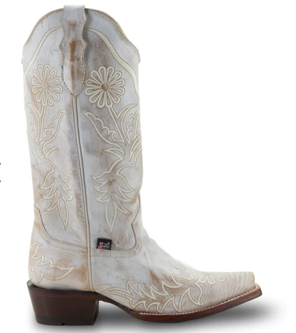 Bota Justin Boots Nube Crema Dama JB5517