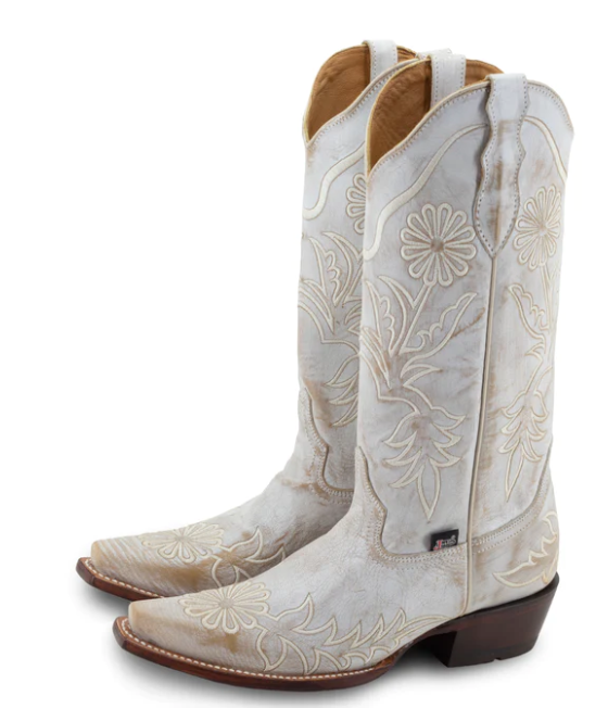 Bota Justin Boots Nube Crema Dama JB5517