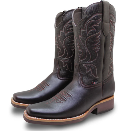 Bota Justin Boots Caballero Vulcano Cherry