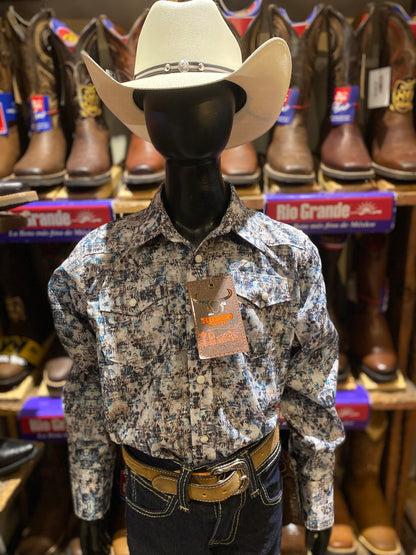 Camisa Rodeo Carte Estampada