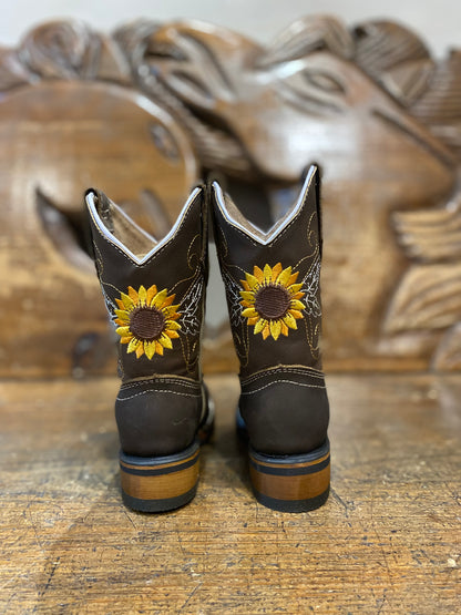 Bota El Carril Girasol Choco Niña